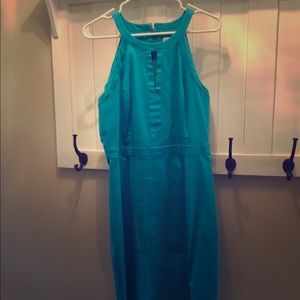 Turquoise Calvin Klein dress